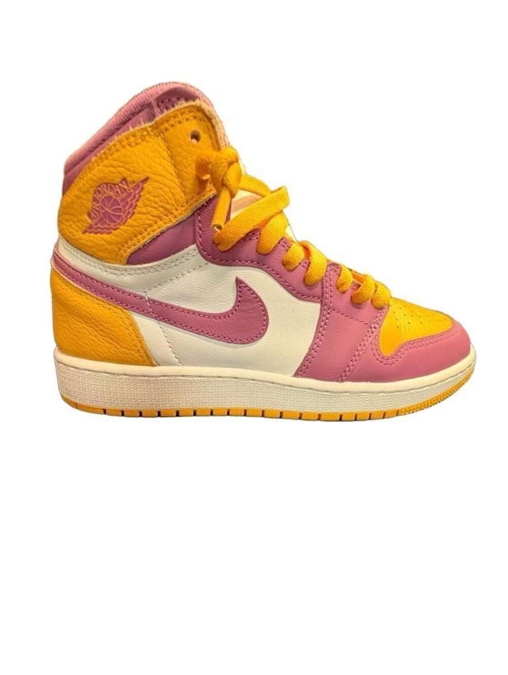 Nike Air Jordan 1 Retro High OG Brotherhood University Gold Light Bordeaux 5.5 Y
